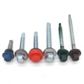 High Quality hex flange head self drilling washer sheet metal roofing screws For Wood 2-12 mm